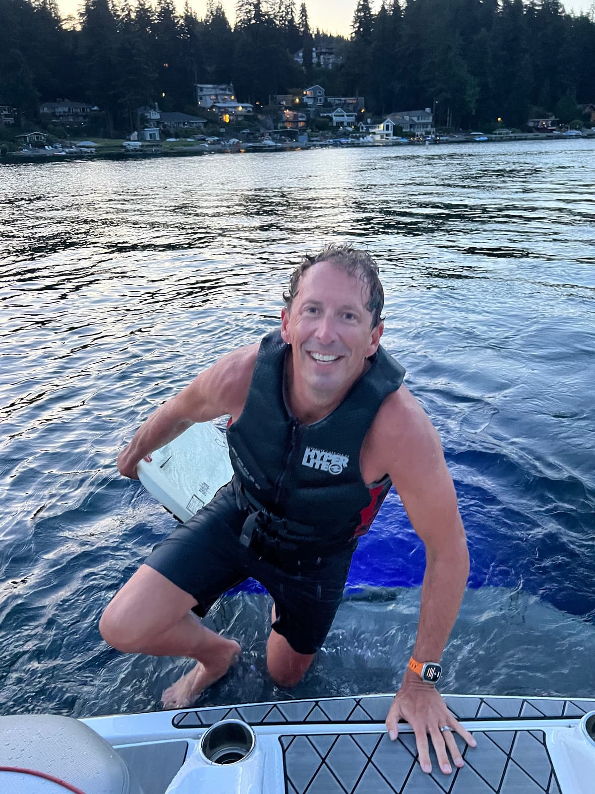 The owner of Got a Guy Projects on the lake near Redmond